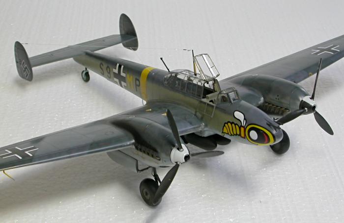 フジミ1/48 Bf110制作記
